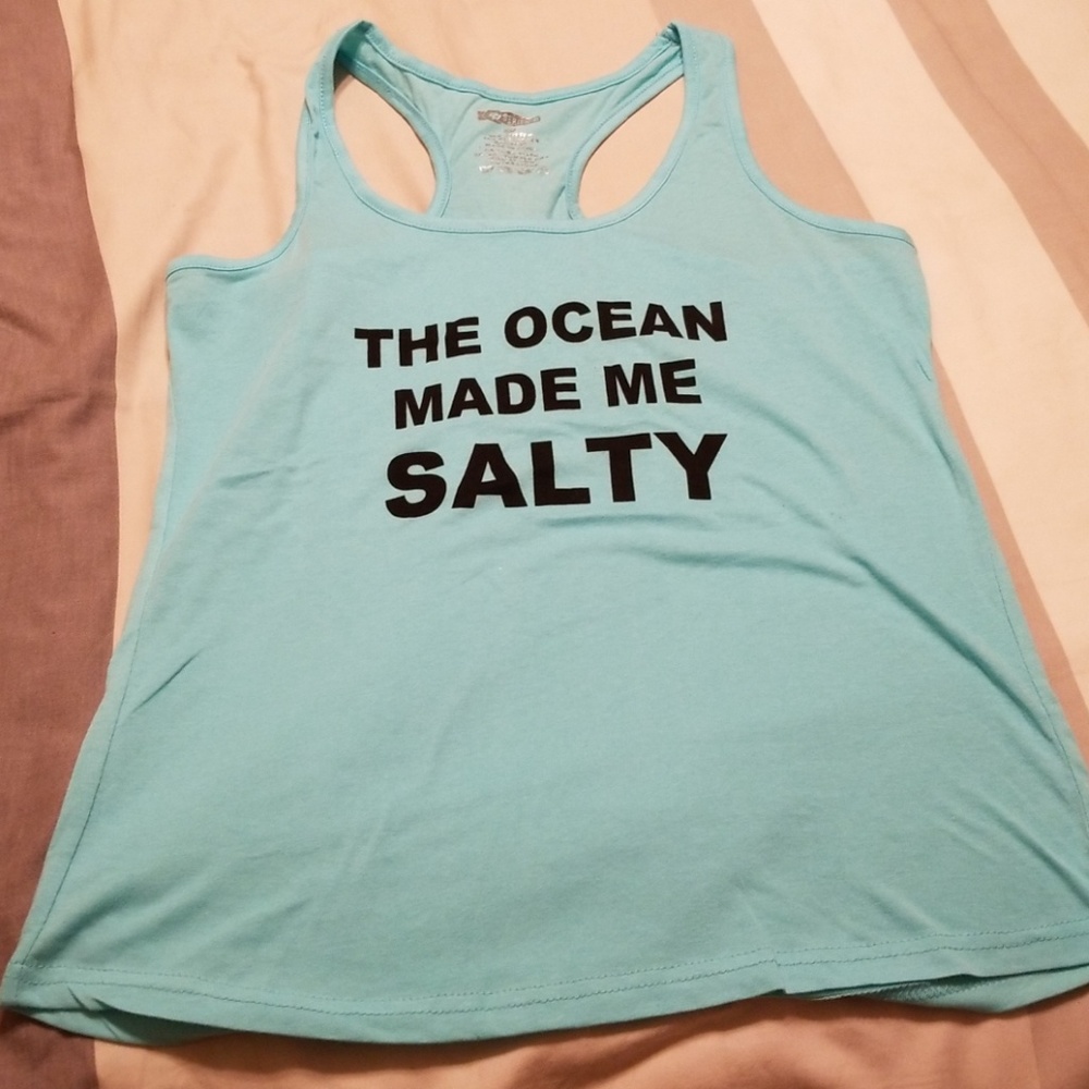 The ocean made me salty tank